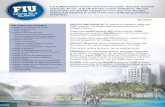 fiu · 2015-12-08 · FIU is Miami-Dade County’s first and only public, four-year research university. As one of South Florida’s anchor institutions, FIU has been locally and