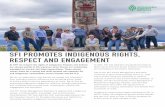 SFI PROMOTES INDIGENOUS RIGHTS, RESPECT AND ENGAGEMENT€¦ · Winner SFI President’s Award 2012 CANADIAN COUNCIL FOR ABORIGINAL BUSINESS In May 2013, SFI signed a memorandum of