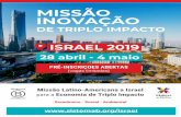DE TRIPLO IMPACTO INOVAÇÃO MISSÃOsistemab.org/wp-content/uploads/2018/12/Copia-de-Brochure-Misión... · P&D - 4,5% do PIB - e o país com a maior concentração de startups do