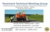 Pavement Technical Working TWG Prese · PDF file Concrete Pavement (PCCP) Joint-Sealing Practices and Performance –Maintenance Manual Update •Proposed Topics – From PTWG Membership