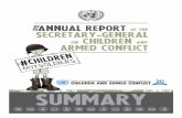 SUMMARY - Working Group on Children and Armed Conflict...2015/10/15  · ments, children in Somalia, South Sudan and Yemen faced challenging conflict situations. ENGAGEMENT WITH NON-STATE
