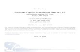 Partners Capital Investment Group, LLP€¦ · Partners Capital Investment Group, LLP is registered as an investment adviser with the SEC and as a commodity trading adviser with the