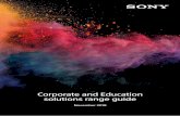 Corporate and Education solutions range guide...Our comprehensive suite of TEOS solutions intelligently manage all of your connected devices, while our powerful collaboration tools