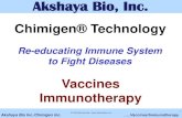 Akshaya Bio, Inc. · • Akshaya’s HCV vaccine is designed for prophylactic and therapeutic applications • Design and process development completed • Preclinical studies completed