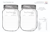 True Friendship Jam www plantlovegrow com For personal use ...€¦ · of what true friendship Jam includes Nutritional Facts Sample per 175 g Nutritional Facts per 175 g per 175