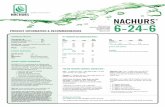 NACHURS 6-24-6€¦ · NACHURS ALPINE SOLUTIONS 421 LEADER STREET MARION, OH 43302 PRODUCT INFORMATION & RECOMMENDATIONS (800) 622-4877 6-24-6 NACHURS ® FOLIAR FEEDING GENERAL GUIDELINES*: