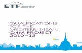 QUALIFICATIONS FOR THE MEDITERRANEAN Q4M PROJECT … · QUALIFICATIONS FOR THE MEDITERRANEAN 1 This publication marks both an end and a beginning. The European Training Foundation