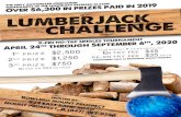 prize $2,500 Entry fee $45 re-entry fee $35 prize $1,250 ... - Bowlero€¦ · plus special 8-game prize list. Location and Time. The 2020 Lumberjack Challenge Bowling Tournament