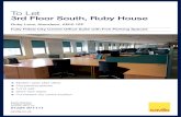 To Let 3rd Floor South, Ruby House - Savills · 3rd Floor South, Ruby House Ruby Lane, Aberdeen, AB10 1ZP Fully Fitted City Centre Office Suite with Five Parking Spaces savills.co.uk