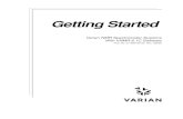 Getting Started - School of PharmacyGetting Started Varian NMR Spectrometer Systems With VNMR 6.1C Software Pub. No. 01-999160-00, Rev. A0800