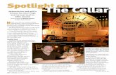 Spotlight on The Cellar - Angus Journal The Cellar 03_13 AJ.pdf · 2013-03-20 · Stepping into the dimly lit basement dining room, especially when coming in from a sunny day, the