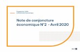 Note de conjoncture économique N°2 - Avril 2020 · 2020-06-10 · A. Evolution de la conjoncture économique .....15 I. Synthèse ... 6 - Note de conjoncture économique N°2 -