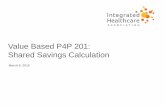 Value Based P4P 201: Shared Savings Calculation · 3/9/2015  · © 2016 Integrated Healthcare Association. All rights reserved. 2 Today’s session is the third in a series and focuses