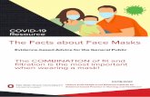 The Facts about Face Masks - Ohio State University · What kinds of masks are common? There are three types of masks discussed in relation to COVID-19: N95 respirators, surgical masks