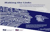 Making the Links - Professionals Australia · organisational performance and a learning and development orientation in organisations with leaders in high-performing organisations