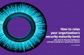 How to raise your organisation’s security maturity level · Lost intellectual property/including trade secrets Reputation damage Productivity decline Damage to critical infrastructure