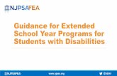 Guidance for Extended School Year Programs for Students ...njpsa.org/wp-content/uploads/2020/06/ESY-webinar-June-15-final.pdf¢ 