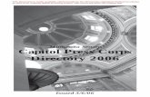Minnesota Senate Capitol Press Corps Directory 2006 · Minnesota Senate. Capitol Press Corps Directory 2006. Published by: Patrick E. Flahaven Secretary of the Senate 231 State Capitol
