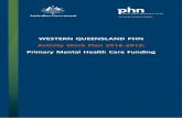 WESTERN QUEENSLAND PHN Activity Work Plan 2018-2019 ... Improve targeting of psychological interventions