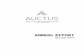 ANNUAL REPORT...Company Update Auctus Alternative Investments Limited (ASX:AVC) (Auctus or the Company) is pleased to provide an update to its operations for the year end 30 June 2019.
