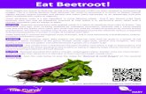 Eat Beetroot, Nov · PDF file beetroot juice you may be pleasantly surprised at how subtle it is, parFcularly when oﬀset with a sharper ingredient such as orange or apple. HISTORY