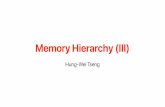 Memory Hierarchy (III)htseng/classes/cse203_2019fa/6_Memory… · • Consider a direct mapped (1-way) cache with 256 bytes total capacity, a block size of 16 bytes, and the application