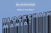 BLOCKCHAIN - ETDA · 2018-07-24 · WHY BLOCKCHAIN IMMUTABILITY Transaction cannot be altered once recorded PROVENANCE Able to trace the origin by leveraging consensus mechanism TRANSPARENCY