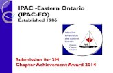 IPAC -Eastern Ontario (IPAC-EO) · 10 15 20 25 30 2006 2010 2014 mbers Year IPAC-EO Certified Members From 2006-2014 ... Health Ontario, reviewing the essentials of infection ...