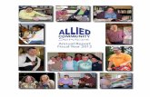 Allied Community Services:WELCOME! - Annual Report Fiscal Year … Annual Report.pdf · 2016-06-22 · We are pleased to present this FY 2012 Annual Report for Allied Community Services