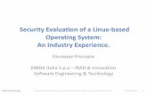 Security Evaluation of a Linux-based Operating System: An ... -SEDA 2015 - FINX RT… · server (like Red Hat/Ubuntu). Security Evaluation of a Linux-based Operating System: an industry