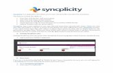 A. Existing Syncplicity users · offline on your device. You can add favorite files or folders in order to easily access them offline. Once you login again, the document will by synced
