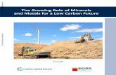 The Growing Role of Minerals and Metals for a Low Carbon ...€¦ · The Growing Role of Minerals and Metals for a Low Carbon Future June 2017 1708458_Climate_Smart_Mining_Web.indd
