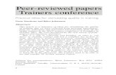 Peer-reviewed papers Trainers conferencesfwork.com/resources/interaction/8-20.pdf3. Use and build on the trainees’ understanding, knowledge, learning styles, expectations, challenges,