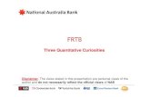 Three Quantitative Curiosities - Q Group - 3 Quantitative Curiosities... · Three Quantitative Curiosities Disclaimer. The views stated in this presentation are personal views of