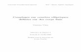 Couplages sur courbes elliptiques d´eﬁnies sur des corps ﬁnisviva/research/articles/thesis.pdf · Universit´e Versailles-Saint-Quentin MA2 - Master Alg`ebre Appliqu´ee Couplages