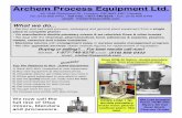 Archem Process Equipment Ltd. - Execulink Telecomrricher/WebSiteDocuments/ArchemStocklist.pdf · MULTI SHAFT MIXERS: Ross PVM-10 Ross PVM-150 Sanitary Unit Reynolds Dual Shaft, Vac,