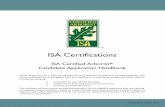 ISA Certifications · these questions allows for collection of meaningful data about development of new exam questions. Responses to these questions are not used in determining individual