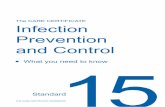 The CARE CERTIFICATE Infection Prevention and Control · 2015-11-06 · THE CARE CERTIFICATE WORKBOOK STANDARD 15 5 The World Health Organisation has identified ‘5 moments’ when