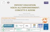 PATIENT EDUCATION VOLTA ALL’EMPOWERMENT: CONCETTI E …old.iss.it/binary/sdoc/cont/Truccolo_19_20.11.2015.pdf · Empowerment : definizione European Patient Forum . Patient empowerment