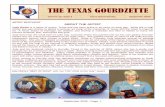 THE TEXAS GOURDZETTE · Before the TGS Board meeting in Austin on August 13, I met with Jackie Cherico of Austin’s Mission: Possible! Many of you remember that she contacted us