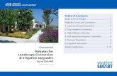 Rebates for Landscape Conversion & Irrigation Upgrades · EBMUD Landscape Conversion & Irrigation Upgrade Rebate, P.O. Box 24055, MS 109, Oakland, CA 94623-1055 Or email to waterconservation@ebmud.com