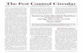The Pest Control Circular - Tulare Countycetulare.ucanr.edu/files/166337.pdf · The Pest Control Circular NO. 547 SUNKIST GROWERS, INC. AUGUST 1987 The Fuller rose beetle (FRB), Pan