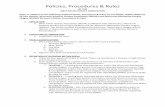Policies, Procedures & Rules · Policies, Procedures & Rules OF THE WEST SALEM HOCKEY ASSOCIATION Note: In addition to the following drafted Policies, Procedures & Rules, by the WSHA,