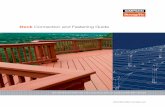 Deck Connection and Fastening Guide · wood-frame buildings. This continuous load path is created by using a system of structural connectors and fasteners to connect the wood members