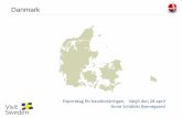 Danmark - Amazon Web Servicesh24-files.s3.amazonaws.com/183830/686564-XNHZl.pdf · Förändring gästnätter från Danmark i Sverige (* totalt från utlandet)4-17% DANMARK UTLAND