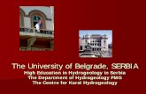 The University of Belgrade, SERBIA University of... · Karst Aquifers“ in Trebinje, Bosnia & Herzegovina, between 5-8 June 2013. The lecturers were Neven Krešić, AMEC, SAD and