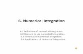 6. Numerical Integration - INFLIBNET Centrecontent.inflibnet.ac.in/data-server/eacharya-documents/...6.1 Numerical Integration • Definition:-To find out the approximate value of