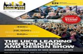THE UK’S LEADING CONSTRUCTION AND DESIGN SHOW · book a stand today the uk’s leading construction and design show 400+ exhibitors 28,000+ registered attendees 500+ high-level