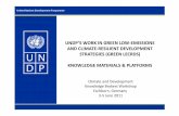Climate Knowledge Brokers - UNDP’S WORK IN …...public and private sector capacities to manage climate change risks and uncertainties; and formulate, finance and implement climate-resilient