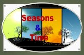 Seasons Time - WordPress.com · Seasons. . Recurrence of Winter, Summer and the Rainy Season one after the other on the Earth Seasonal Change. Perihelion & Aphelion. Activity 1 …